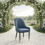 Aurelius Azure Executive Dining Chair - Image 4