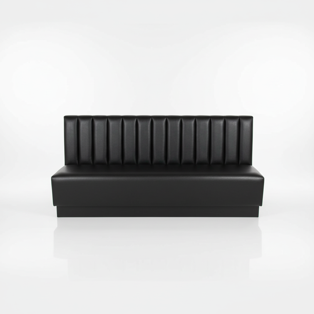 Whisk_17b1b2a141f04b6bc664d0b873187026dr.png Soho Noir Fluted Booth Seating - Image 1