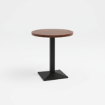 Heritage Walnut Pedestal Bistro Table