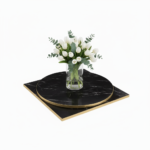 Nero Marquina Marble Table Top - Image 2