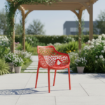 Coral Lattice Outdoor Chair - Image 2