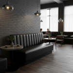 Soho Noir Fluted Booth Seating - Image 4