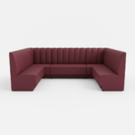 Bordeaux Fluted Booth Seating - Image 3