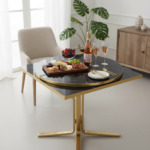 Nero Marquina Marble Table Top - Image 3