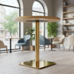 Regent Polished Gold Table Base - Image 2