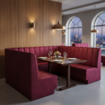 Bordeaux Fluted Booth Seating - Image 4