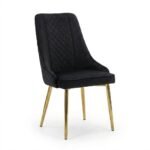 The Empress Quilted Velvet Dining Chair