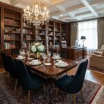 The Empress Quilted Velvet Dining Chair - Image 3