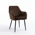 The Kensington Fluted Velvet Chair