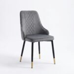 The Empress Quilted Velvet Chair