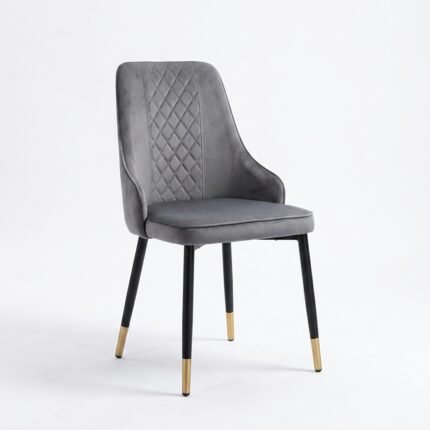 The Empress Quilted Velvet Chair