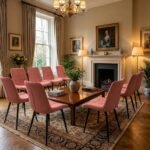 The Solara Grid-Stitch Dining Chair - Image 3